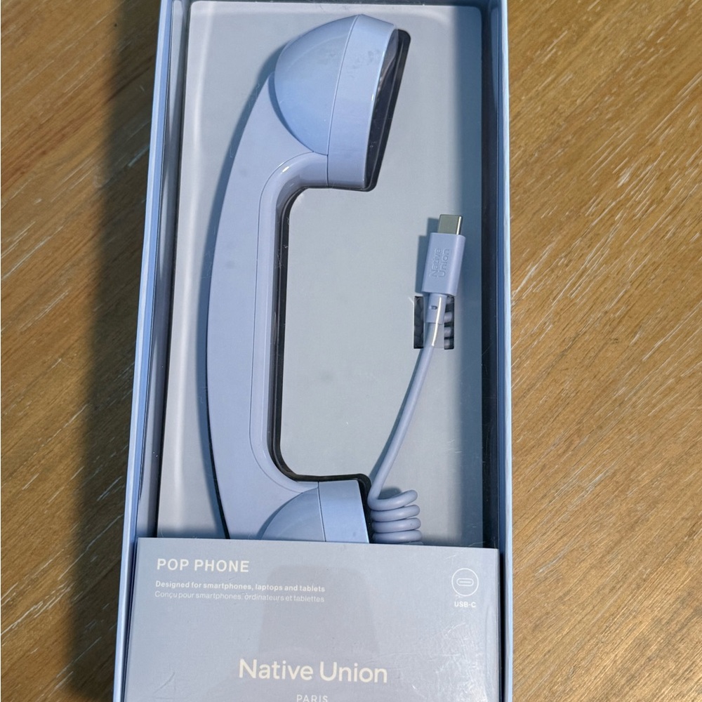 Native Union Pop Phone in Light Blue